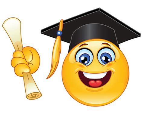 Smiley Graduate Funny Emoji Funny Emoticons Emoticons Emojis