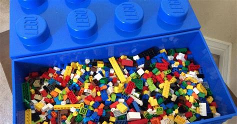 Lego Storage Box Just 1198 On Amazon Regularly 30 Holds Up To