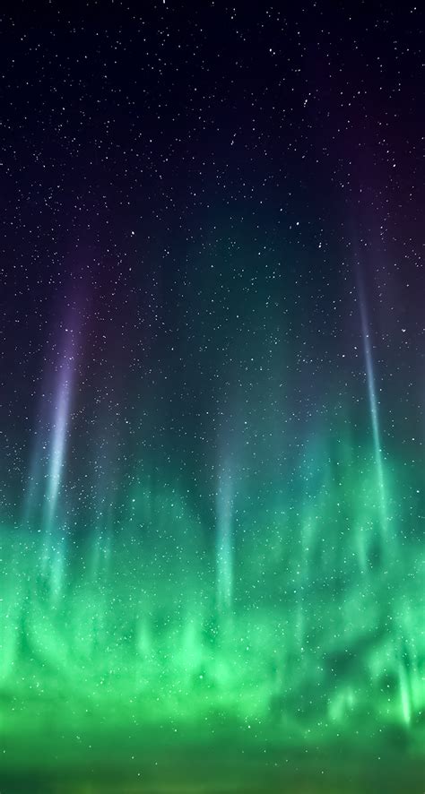 Sfondi Con Aurora Boreale Aurora Boreale Montagne Rocciose Cosmo
