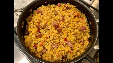 Paprika, garlic, curry, and salt. How to make dreamy Spanish Yellow Rice with Vienna Sausage ...
