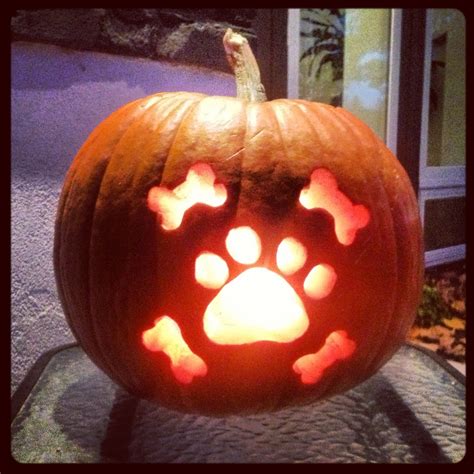 Dog Jack O Lantern For Halloween Easy Pumpkin Carving Pumpkin