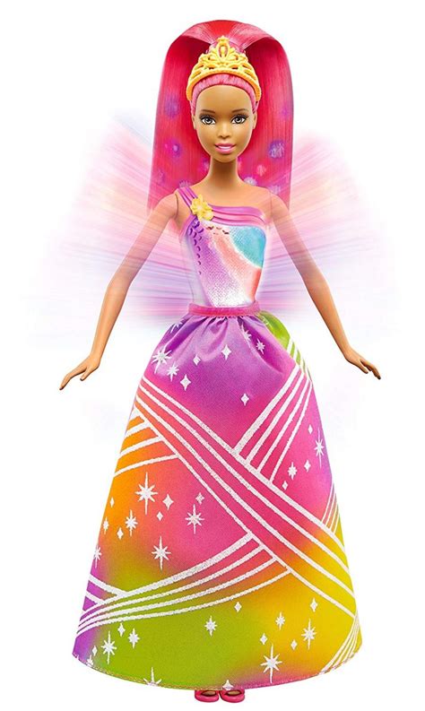 Barbie Rainbow Princess Cove Light Show Doll Brunette