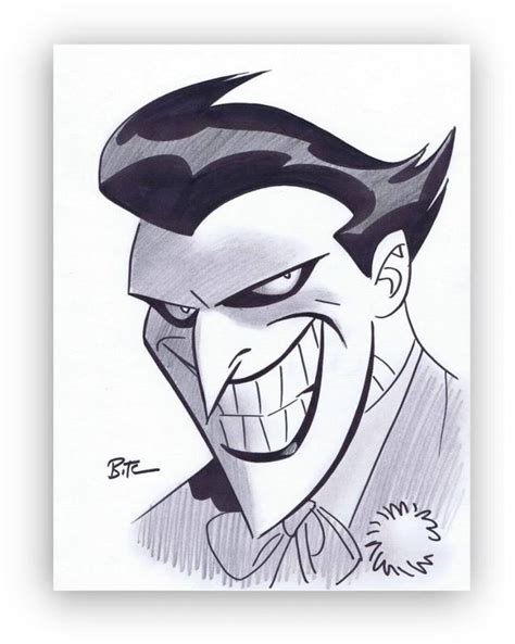 Bruce Timm Jokers Lair Joker Drawings Joker Animated Batman