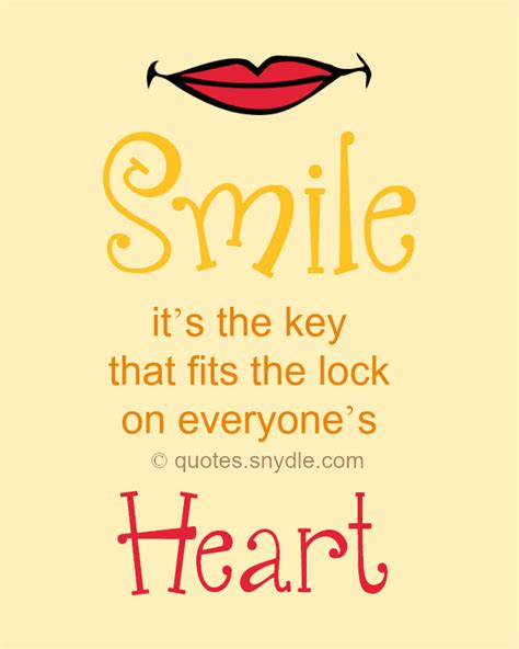 Smile Quotes And Sayings With Pictures Quotes And Sayings
