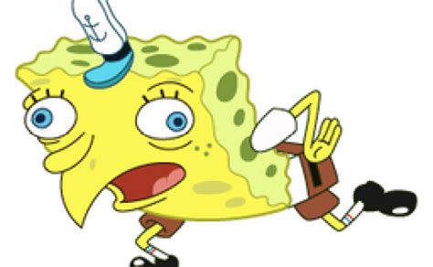 High Resolution Mocking Spongebob Spongebob Mocking Meme Png Clipart