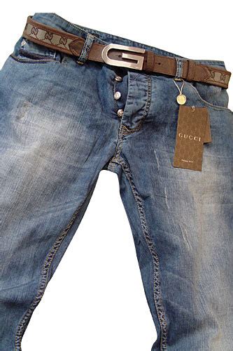 Mens Designer Clothes Gucci Mens Jeans With Belt 54