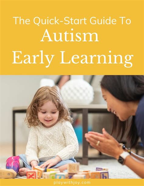 Autism Early Learning Guide Autism Early Learning