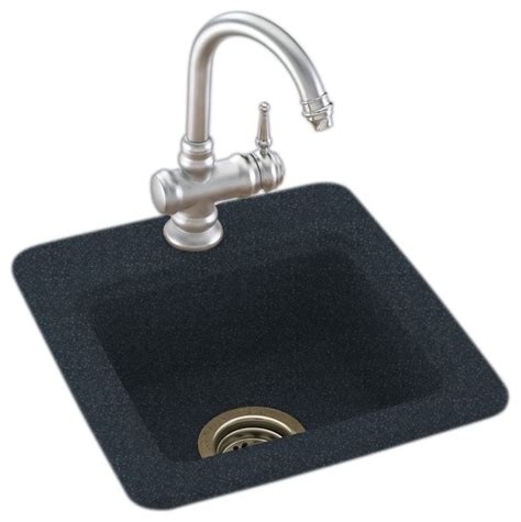These sinks have been specially manufactured to allow for either type of installation: Swan Dualmount 15"x15" Bar Sink - Contemporary - Bar Sinks ...