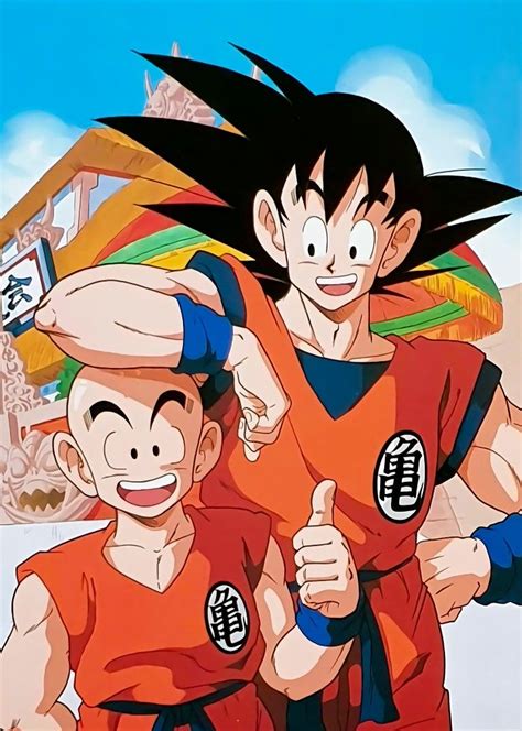Kuririn And Goku Personagens De Anime Dragon Ball Naruto Mangá