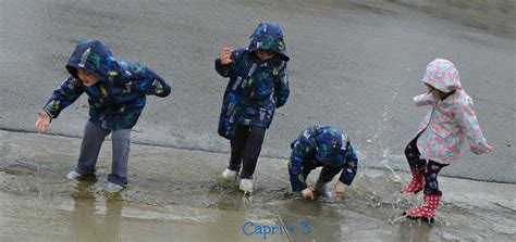 Playing In Puddles The Best Rainy Day Activity Capri 3