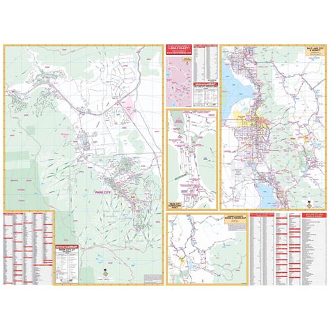 Park City Ut Wall Map Shop City And County Maps