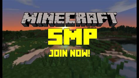 Join My Minecraft Smp Server Youtube