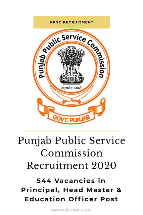 De commissie heeft de bevoegdheid tot benoeming en ontslag van de meeste leden van de diensten. Punjab Public Service Commission Recruitment 2020 - 544 ...