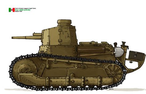 Light Italian Tank Fiat 3000 1942 Bir Haikim Lybia