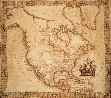 Map Of America 1800 Photograph By Andrew Fare Pixels