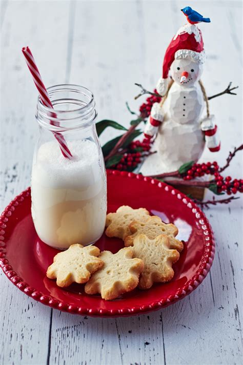 Milk Cookies Christmas Royalty Free Photo