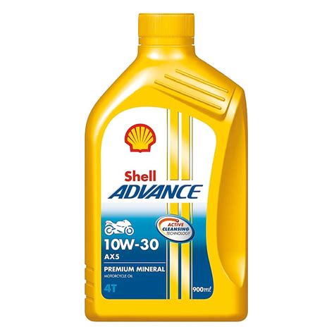 Shell Advance 4t Ax5 Scooter Engine Oil 10w 30 Jaso Mb Premium Mineral