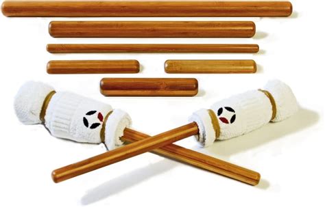 Vulsini Piece Bamboo Massage Stick Set Pack Of 8 Uk Health And Personal Care