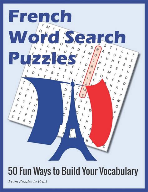 French Word Search Puzzle Book