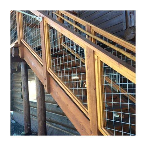 Welded Mesh Stair Fence Rail Panels By Wild Hog Railing DecksDirect