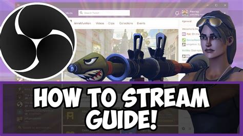 How To Stream Using Obs Studio On Twitch Easy Setup Guide Youtube
