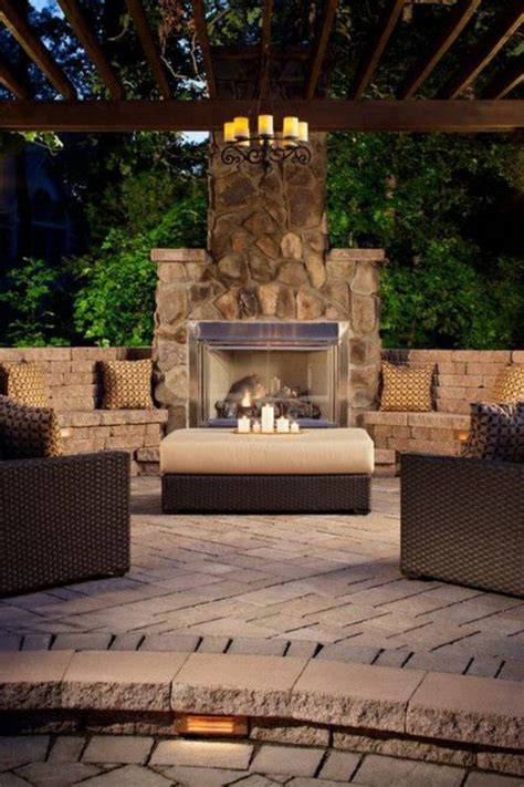 50 Stunning Outdoor Living Spaces Styleestate Outdoor Fireplace