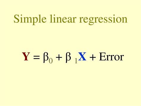 Ppt Regression 1 Simple Linear Regression Powerpoint Presentation