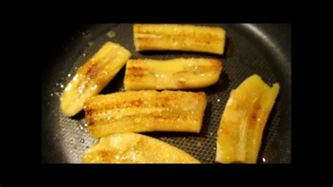 How To Make Fried Bananas Youtube