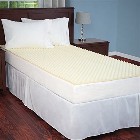 Everyday Home Egg Crate Ventilated Foam Mattress Topper Twinx Large