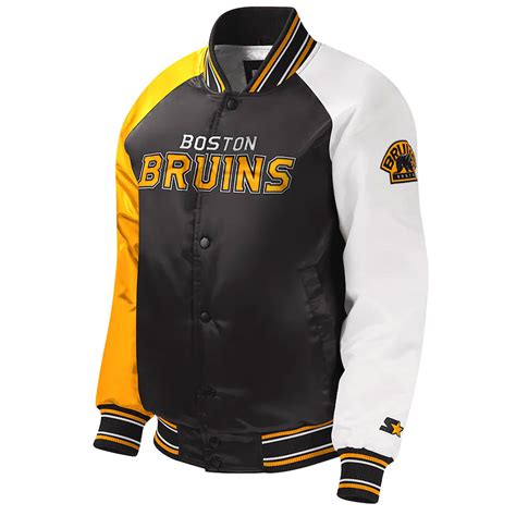 Satin Starter Black Youth Boston Bruins Jacket Jacket Makers