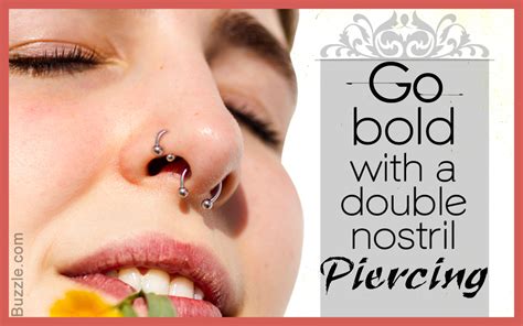 Get Done The Artsy Double Nostril Piercing And Flaunt It In Style