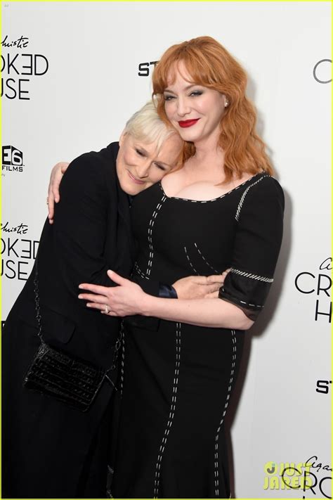 Christina Hendricks Joins Glenn Close And Max Irons At Crooked House Premiere In Nyc Photo