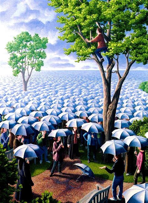 25 Fantastic Optical Illusion Art Works And Paintings By Rob Gonsalves