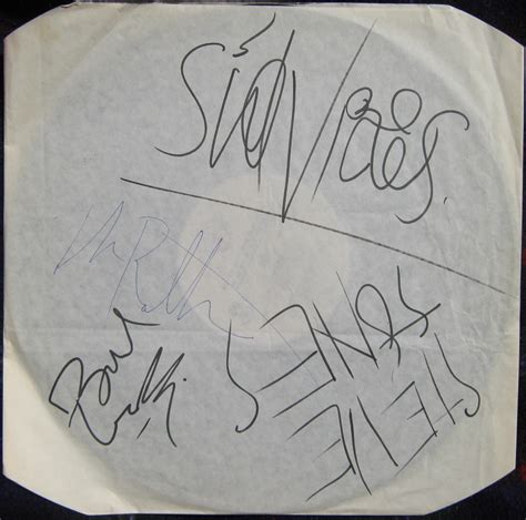 Sex Pistols Signed Never Mind The Bollocks Lp Record Album Johnny