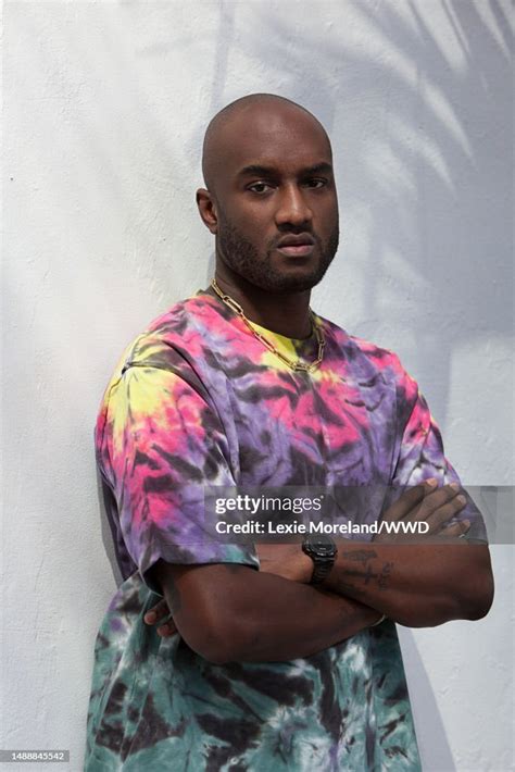 Portrait Of Virgil Abloh Photographed By Lexie Moreland For Wwd On