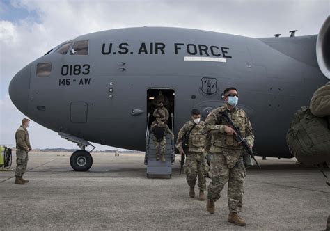 Historic Air National Guard Airlift Brings Troops To Dc Air National