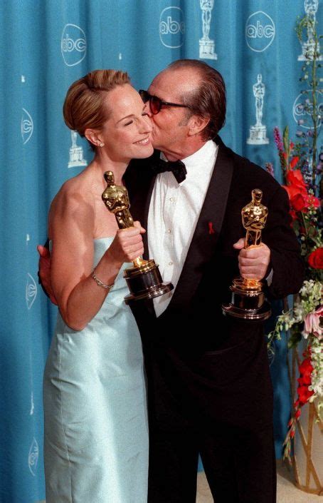 Helen Hunt And Jack Nicholson At The 70th Annual Academy Awards 1998