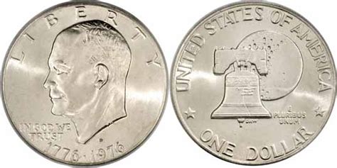 1776 to 1976 half dollar value. 1776-1976-D Type II Eisenhower Dollar Values | Facts