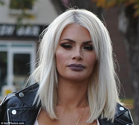 Towies Chloe Sims Teams A Sexy Silk Slip With A Leather Biker Jacket