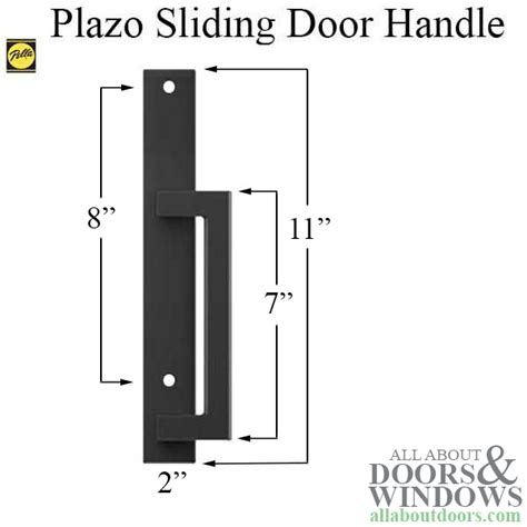 9014043 Pella Plazo Sliding Door Handle Set
