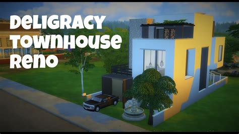 Deligracy Townhouse Reno The Sims 4 Youtube