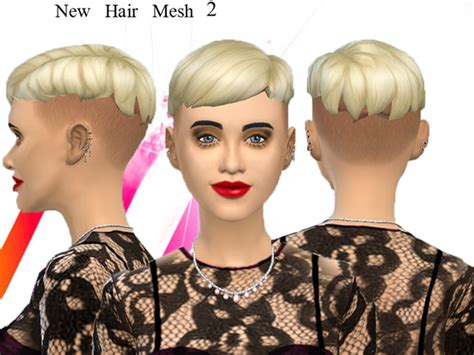 The Sims Resource New Mesh Punk Hair 2