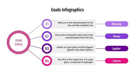 Free Goals Infographics For Google Slides And Ppt