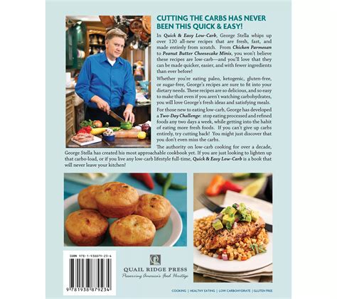 Quick And Easy Low Carb Cookbook By George Stella