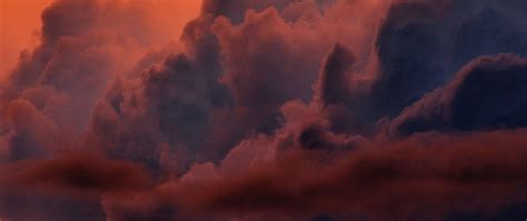 Download Wallpaper 2560x1080 Clouds Sunset Sky Atmosphere Dual Wide