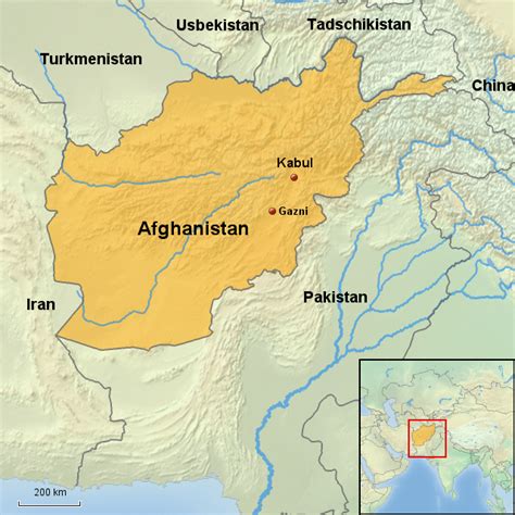 Stepmap Afghanistan Landkarte Für Asien