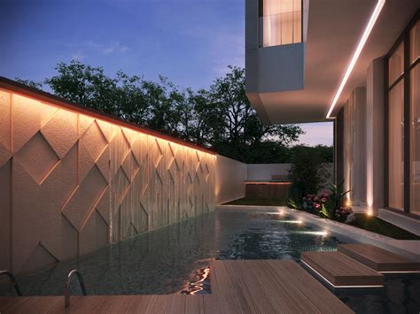 Private Villa 400 M Kuwait By Sarah Sadeq Architects Exterior Wall