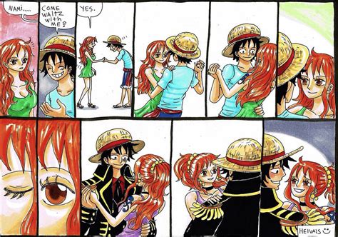 Luffy And Nami In Love One Piece Anime One Piece Manga One Piece Luffy
