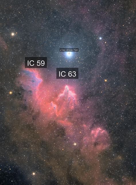 The Ghost Nebula On Cassiopeia Ic63 Francisco Serrano Astrobin