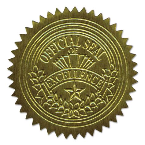 Official Gold Seal Certificate Stamp Images And Photos Finder